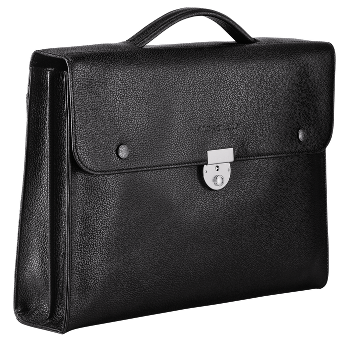 Briefcase M Le Foulonné Black (L2156021047) | Longchamp GB