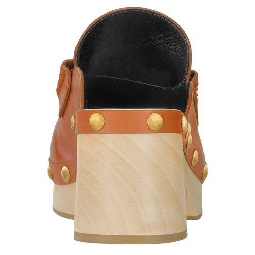 Clogs La Cigale , Leder - Cognac - Ansicht 4 von 5