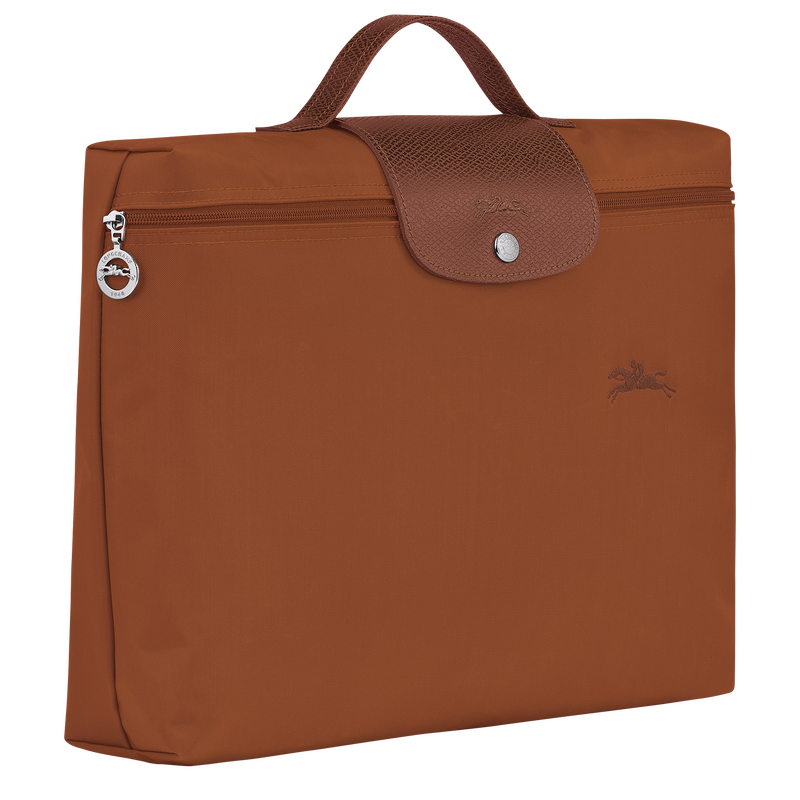Le Pliage Green Documentmap S , Cognac - Gerecycled canvas  - Weergave 3 van  7