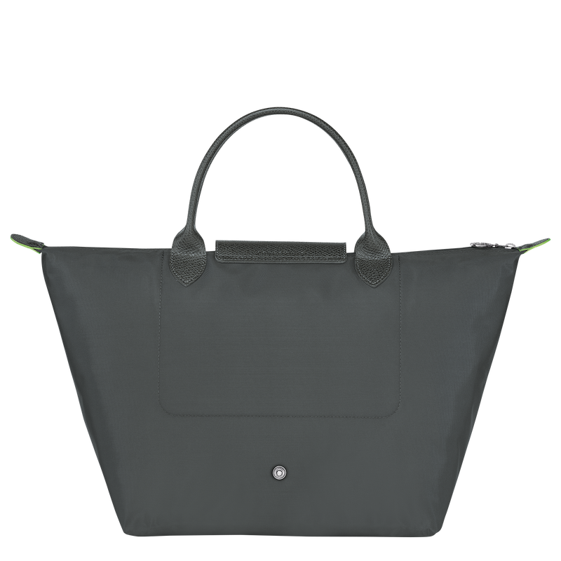 Handtasche M Le Pliage Green , Recyceltes Canvas - Graphitgrau  - Ansicht 4 von 6