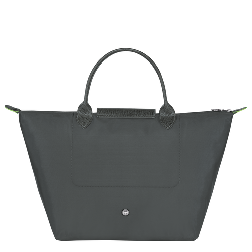 Le Pliage Green M Handbag , Graphite - Recycled canvas - View 4 of  5