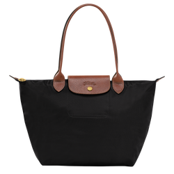 Shopper M Le Pliage Original , Recyceltes Canvas - Schwarz