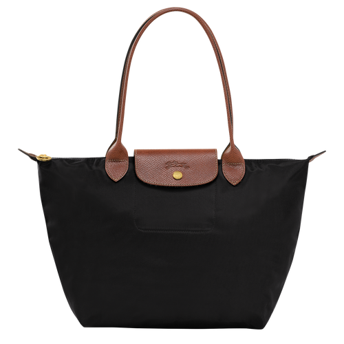 Le Pliage Original M Tote bag Black - Recycled canvas (L2605089001