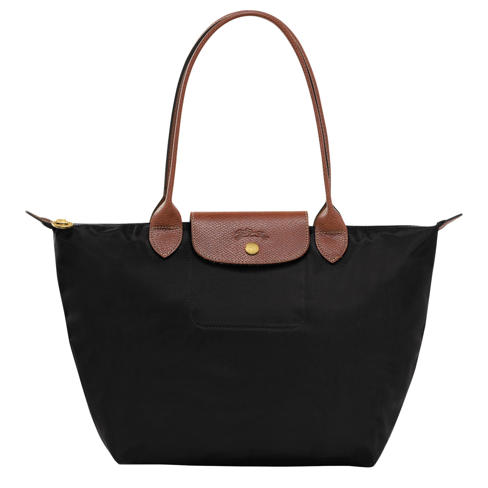 Le Pliage Original Bolso de hombro M, Negro