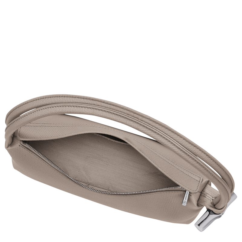 Sac porté épaule M Le Roseau , Cuir - Argile  - Vue 5 de 6