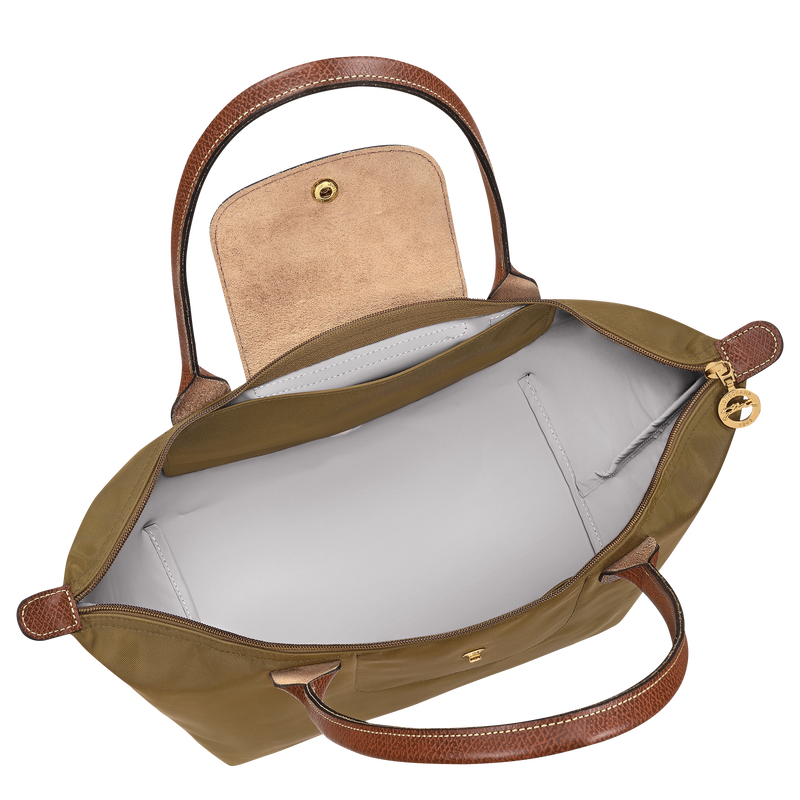 Le Pliage Original M Tote bag , Olive - Recycled canvas  - View 4 of 6