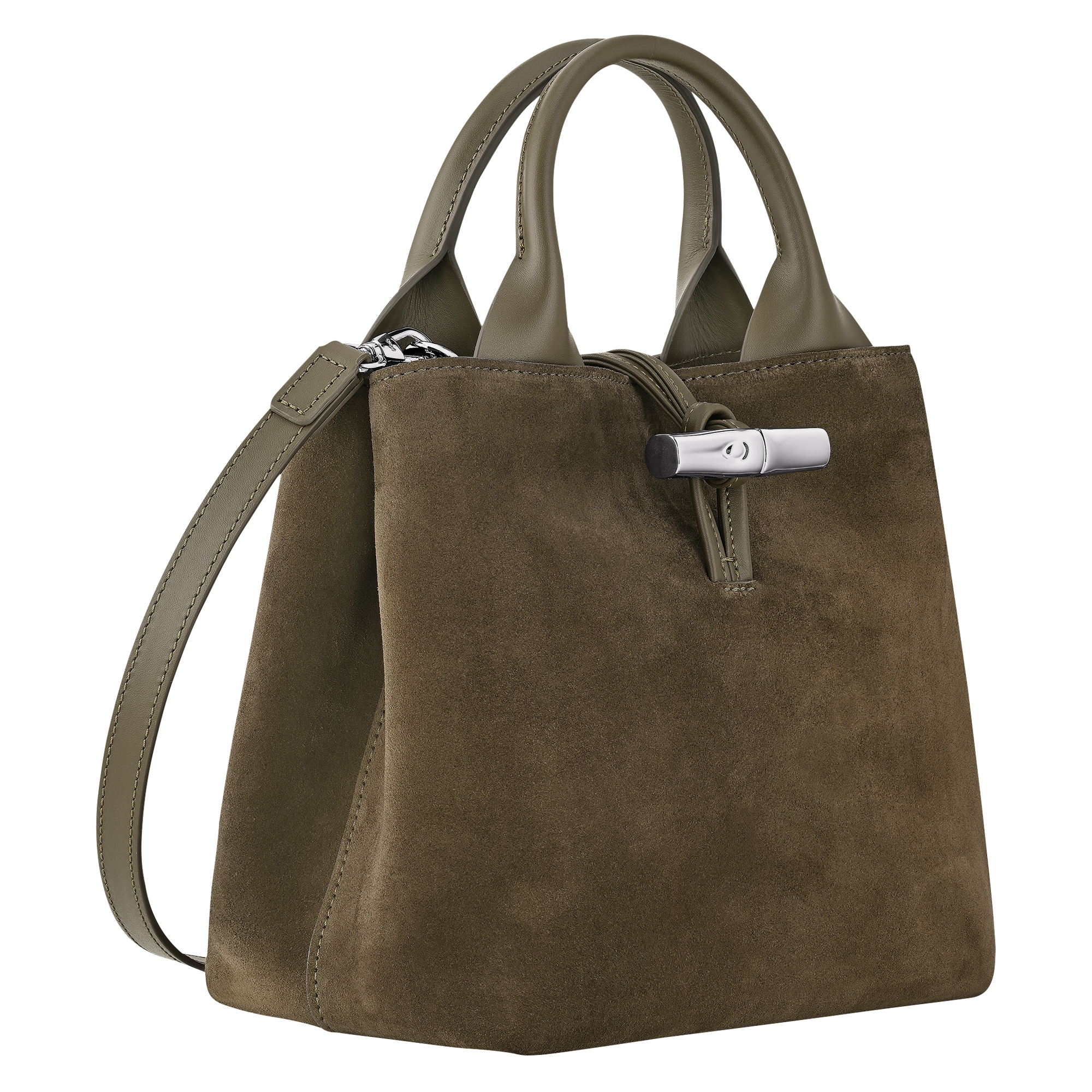 Bolso con asa superior S, Verde Oliva - Vista 3 de
5 - ampliar el zoom Le Roseau Bolso con asa superior S, Verde Oliva