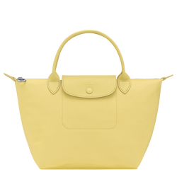 Le Pliage One S Handbag , Lime - Recycled canvas