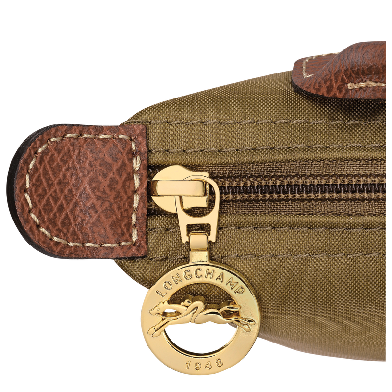 Le Pliage Original Pouch with handle , Olive - Recycled canvas  - View 5 of 5