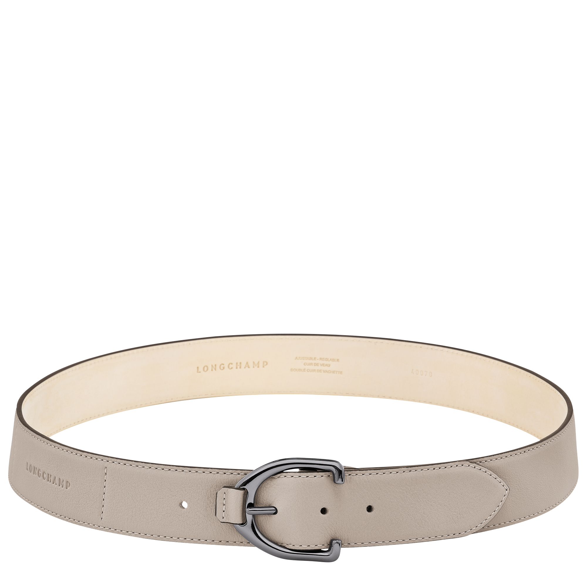 Longchamp 3D Ladies' belt, Clay