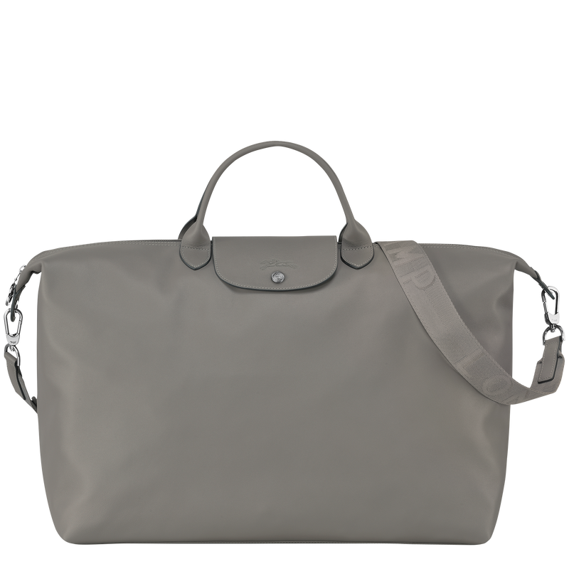 Le Pliage XTRA L Travel bag Turtledove Leather Longchamp US