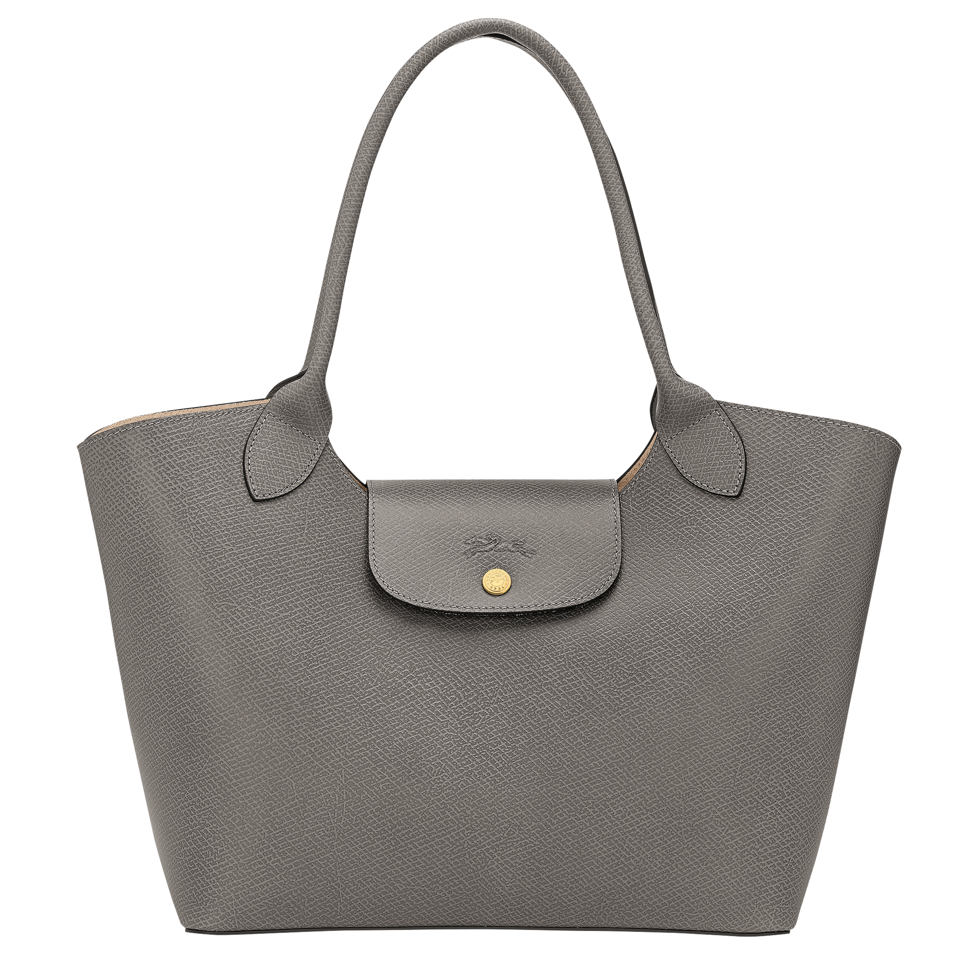 Épure L Shoulder bag Turtledove - Leather | Longchamp US Épure L Shoulder bag Turtledove - Leather | Longchamp US