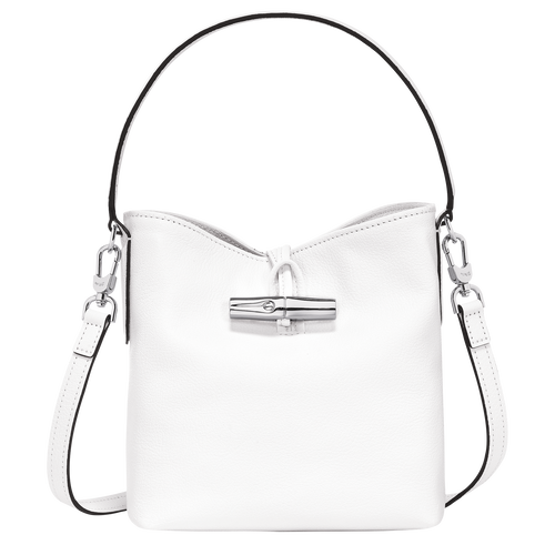 Roseau XS Bucket bag White Leather Longchamp US
