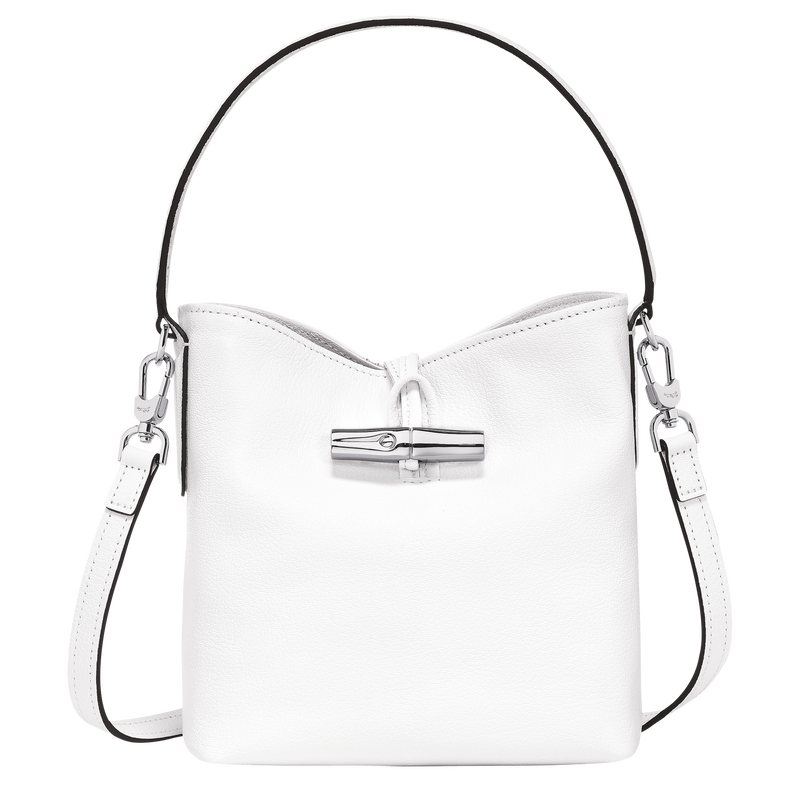 Le Roseau XS Bucket bag , White - Leather  - View 1 of  6