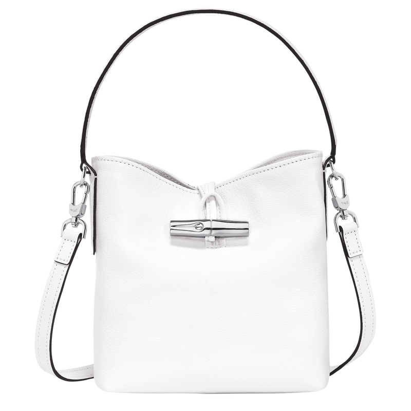 Le Roseau XS Bucket bag , White - Leather  - View 1 of 6