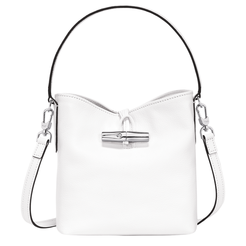 Roseau XS Bucket bag , White - Leather  - View 1 of  5