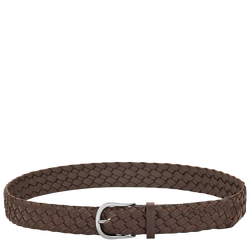 Men's belt , Mocha - Leather