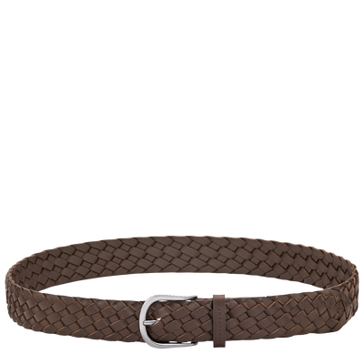 Ceinture homme , Cuir - Moka