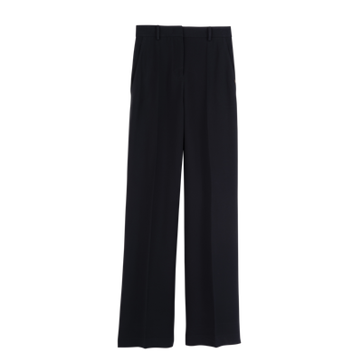 Pantalon , Cr&ecirc;pe - Noir