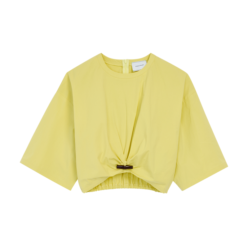 Top , Lime - Cotton poplin  - View 1 of 1
