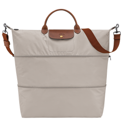 Le Pliage Original Travel bag expandable , Pebble - Recycled canvas