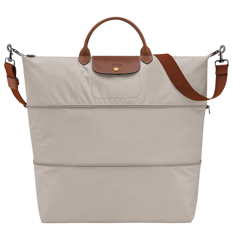 Le Pliage Original Travel bag expandable , Pebble - Recycled canvas  - View 1 of 7