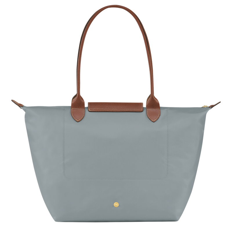 Le Pliage Original L Tote bag , Steel - Recycled canvas  - View 4 of 7