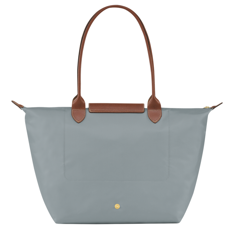 Le Pliage Original L Tote bag , Steel - Recycled canvas  - View 3 of  4