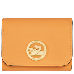 Box-Trot Wallet , Apricot - Leather