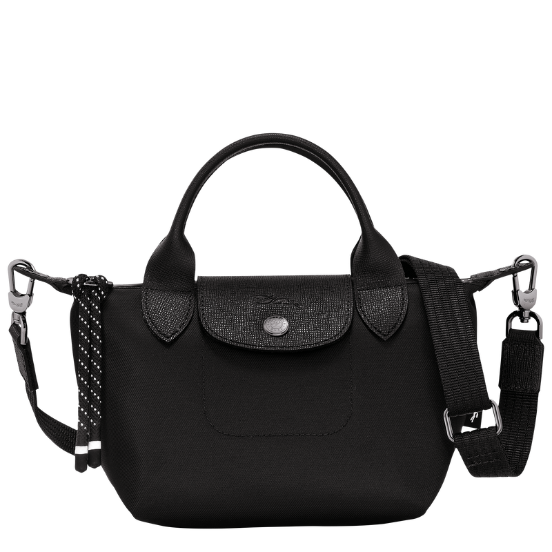 Le Pliage Energy Tas met handgreep aan de bovenkant XS , Zwart - Gerecycled canvas  - Weergave 1 van  7