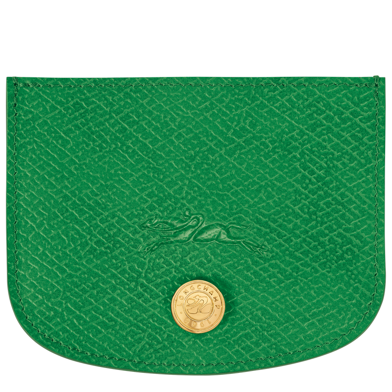 Épure Card holder , Green - Leather  - View 1 of  2