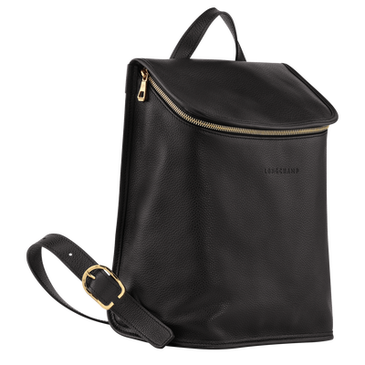 Le Foulonné Backpack M, Black