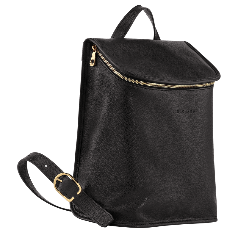 Le Foulonné Backpack , Black - Leather  - View 3 of 6