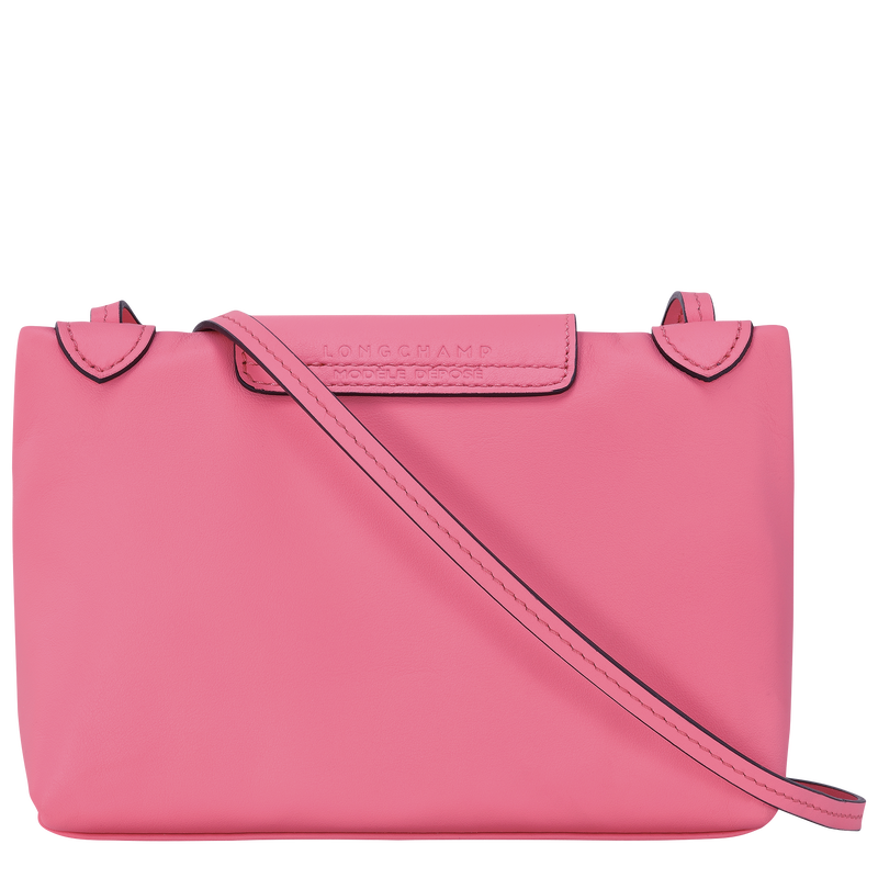 Longchamp Le Pliage Xtra Leather Crossbody Bag in Pink