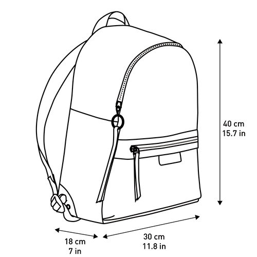 Backpack M Le Pliage Lgp Black Navy L1119413h05 Longchamp En