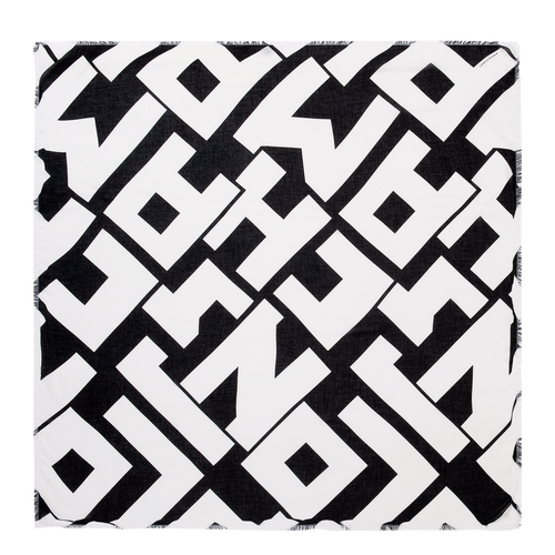 Shawl, 067 Black/White View 1 of Shawl, 067 Black/White, hi-res