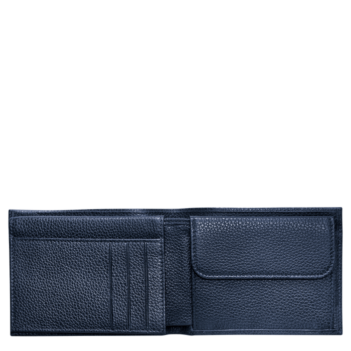 Portefeuille Le Foulonne Navy L Longchamp Fr