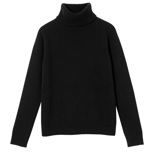 Fall-Winter 2022 Collection Turtleneck sweater, Black