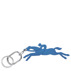 Le Pliage Key-rings , Cobalt - Leather
