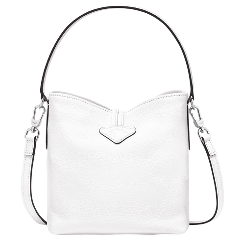 Le Roseau XS Bucket bag , White - Leather - View 4 of  6