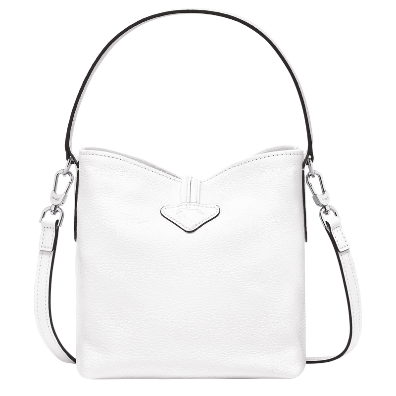 Le Roseau XS Bucket bag , White - Leather  - View 4 of  6