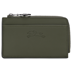 Le Pliage Xtra Card holder , Fir - Leather
