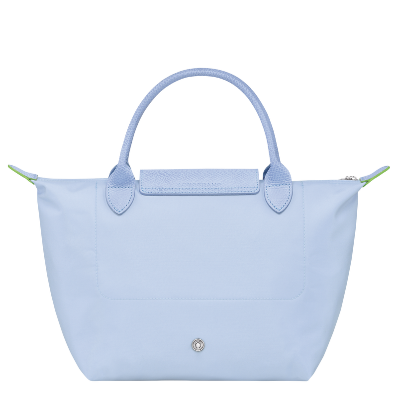 Sac à main S Le Pliage Green , Toile recyclée - Ciel  - Vue 4 de 6