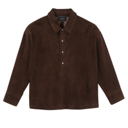 Polo shirt , Mocha - Leather