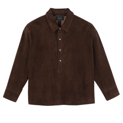 Camisa polo , Cuero - Moka