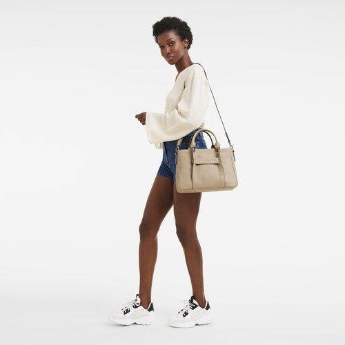 トップハンドルバッグ M Longchamp 3D ベージュ (L1115772005