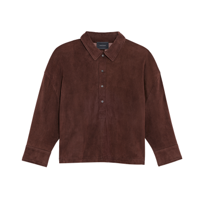 Camisa polo , Cuero - Moka