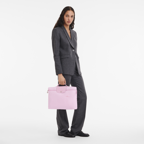 Le Pliage Green 文件夾 S , 粉紅色 - 再生帆布 - 查看 2 6