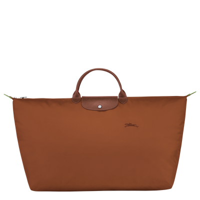 Le Pliage Green XL Travel bag , Cognac - Recycled canvas