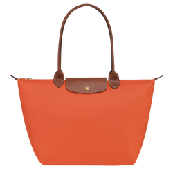 Le Pliage Original Bolso de hombro L , Lona reciclada - Naranja